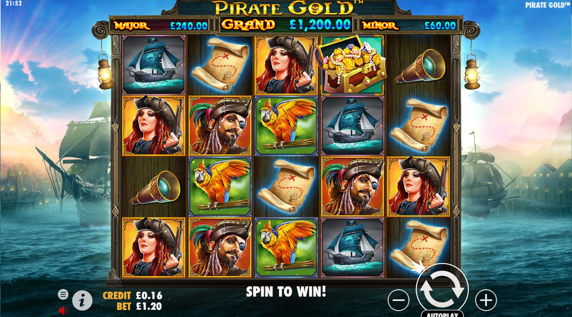 Pragmatic Play Pirate Gold online game